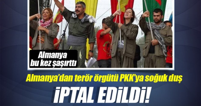 Almanya PKK'nın festivalini iptal etti