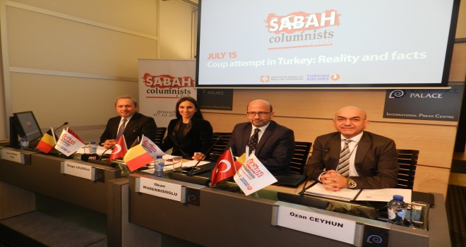 Sabah Yazar Kulubu Brüksel'de Fetö Darbe Girişimini Anlattı