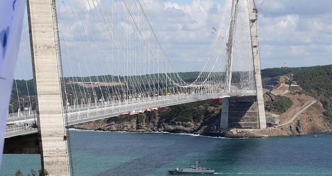 Yavuz Sultan Selim Köprüsü açıldı (3. köprü 31 Ağustos'a kadar ücretsiz)