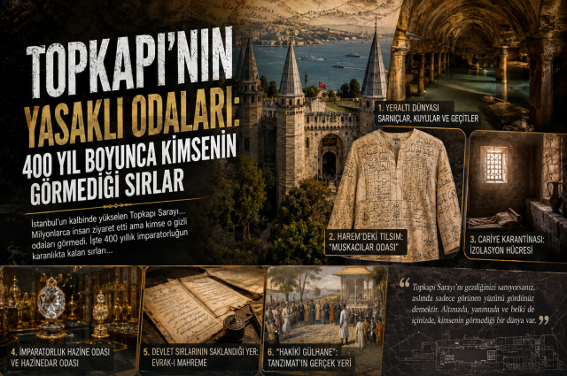 Topkapı'nın Yasaklı Odaları: 400 Yıl Boyunca Kimsenin Görmediği Sırlar