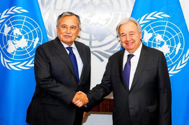 Fahmy, Guterres Discuss Regional Escalation on Sidelines of UN General Assembly