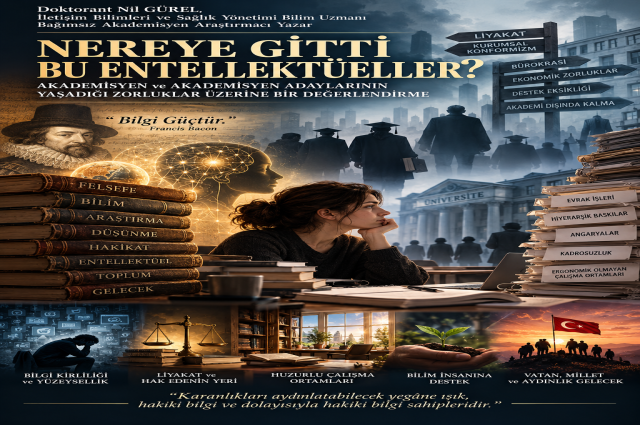 NEREYE GİTTİ BU ENTELLEKTÜELLER? AKADEMİSYEN ve AKADEMİSYEN ADAYLARININ YAŞADIĞI ZORLUKLAR ÜZERİNE BİR DEĞERLENDİRME