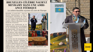 BRUXELLES CÉLÈBRE NAURYZ MEYRAMY DANS UNE AMBIANCE FÉERIQUE
