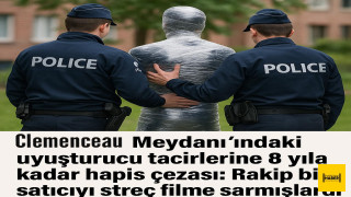 BRÜKSEL CLEMENCEAU MEYDANI’NDA UYUŞTURUCU TİCARETİ
