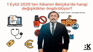 1 Eylül 2025’ten itibaren Belçika’da hangi değişiklikler öngörülüyor?