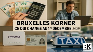 Belgique – Tout ce qui change au 1er décembre 2025