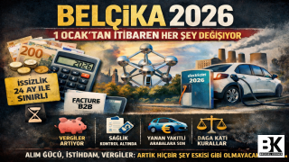 Belçika 2026: 1 Ocak’tan itibaren neler değişiyor ?