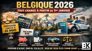 Belgique 2026 : tout change à partir du 1er janvier