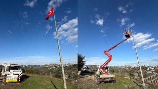 Kocaeli Büyükşehir’den bayrak hassasiyeti