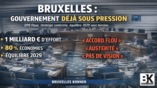 Gouvernement bruxellois : sortie de crise fragile, examen budgétaire à haut risque