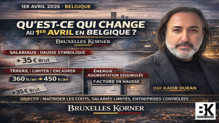 QU'EST CE QUI CHANGE AU 1er avril 2026 EN BELGIQUE