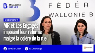 MR et Les Engagés imposent leur réforme malgré la colère de la rue