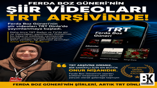 YAZARIMIZ FERDA BOZ GÜNERİ’NİN ŞİİRLERİ TRT ARŞİVİNDE