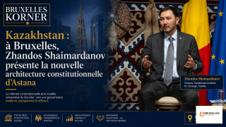 Kazakhstan : à Bruxelles, Zhandos Shaimardanov présente la nouvelle architecture constitutionnelle d’Astana