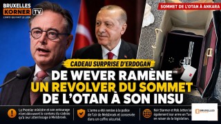 Le cadeau le plus inattendu du sommet de l’OTAN : Bart De Wever découvre qu’il a rapporté… un revolver d’Erdogan