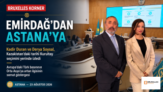 Emirdağ kökenli gazeteciler Kazakistan’da: Yeni Kurultay’ın ilk seçimlerini yerinde izlediler