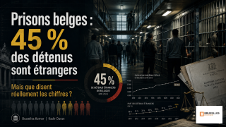Prisons belges : 45 % des détenus sont étrangers, mais que révèlent réellement ces chiffres ?