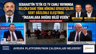 Sebahattin Tetik ES TV canlı yayınında Belçika’daki Türk kökenli siyasetçileri sert sözlerle eleştirdi: “İnsanlara doğru bilgi verin”
