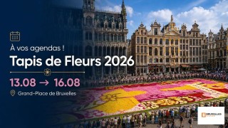  Tapis de Fleurs 2026 : la Grande Vague de Hokusai déferle sur Bruxelles