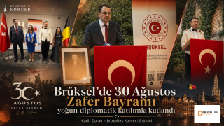 Brüksel’de 30 Ağustos Zafer Bayramı yoğun diplomatik katılımla kutlandı