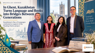 In Ghent, Kazakhstan Turns Language and Books into Bridges Between Generations