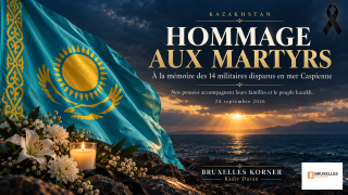 Kazakhstan : quatorze militaires morts en mer Caspienne, Bruxelles Korner s’associe au deuil des familles