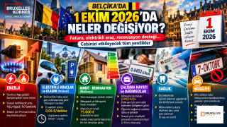 Belçika’da 1 Ekim 2026 itibarıyla neler değişiyor? Cebinizden konutunuza, otomobilinizden sağlığınıza yeni dönem