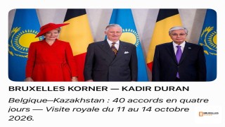 Belgique–Kazakhstan : 40 accords en quatre jours