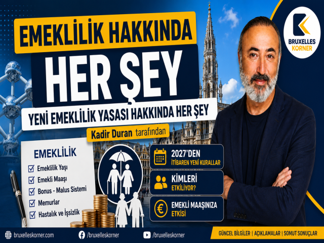 Belçika'da Emeklilik Reformu 2026-2027 VE VIDEO
